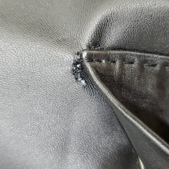 R&O Reilly Olmes leather jacket women's size XL black soft leather zip closure - Picture 14 of 16